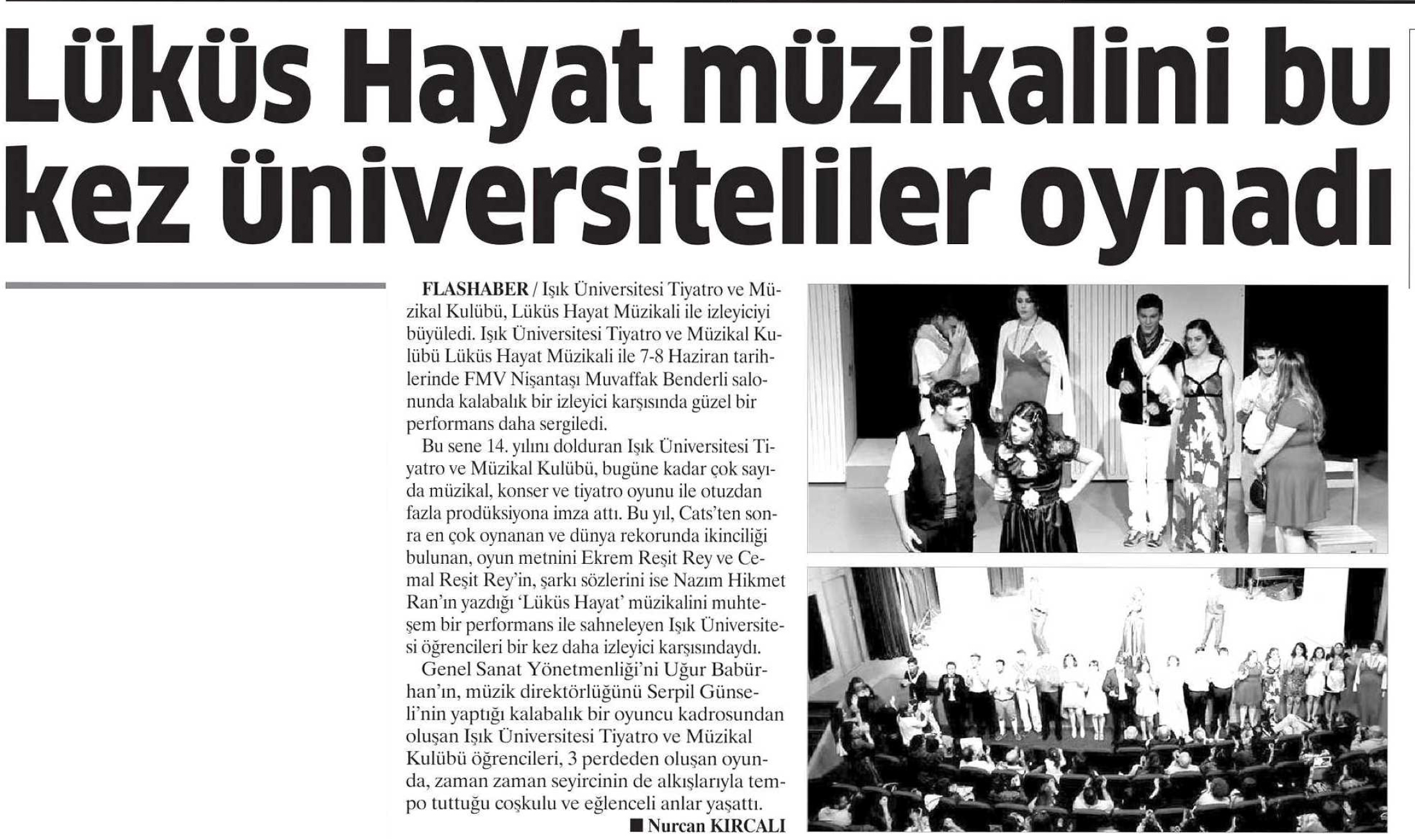 Flash Haber Gazetesi-16.06.2014